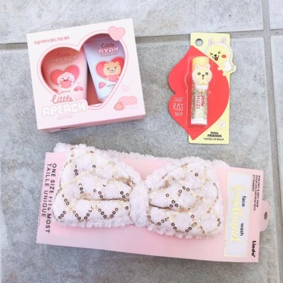 NEW Korean Beauty Products KakaoTalk Lip Tint Hand Cream Face Wash Headband - Picture 3 of 4